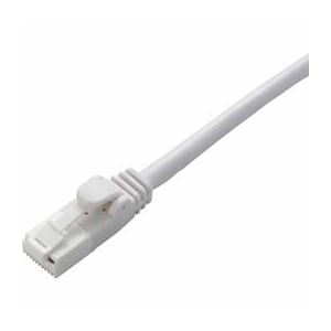 （まとめ）エレコム ツメ折れ防止LANケーブル（Cat6） LD-GPT／WH50【×5セット】