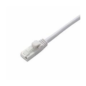 （まとめ）エレコム ツメ折れ防止LANケーブル（Cat6） LD-GPT／WH70【×5セット】