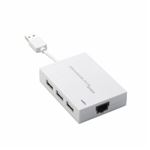 （まとめ）ロジテック USB LANアダプター 100M LAN-TXU2H3A【×2セット】