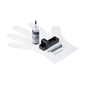 （まとめ）サンワサプライ 詰め替えインクBCI-351GY用 INK-C351G30S【×5セット】