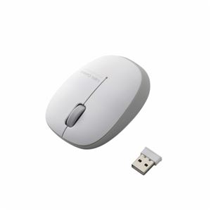 （まとめ）エレコム ワイヤレスBlueLEDマウス M-BL20DBSV【×3セット】