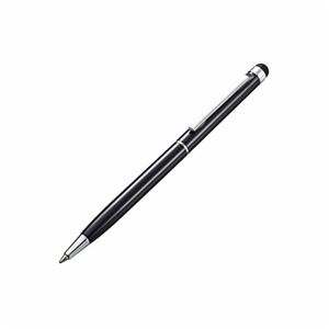 （まとめ）エレコム タブレット用ボールペン付タッチペン（ブラック） TB-TPLP01BK【×3セット】