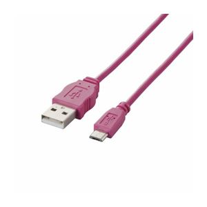 （まとめ）エレコム Micro-USB（A-MicroB）ケーブル MPA-AMBCL12PN【×5セット】