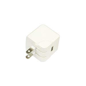 （まとめ）PROTEK USB AC充電器 大容量2400mA ホワイト PAC-2400WH【×3セット】