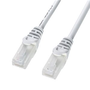 （まとめ）サンワサプライ ツメ折れ防止CAT5eLANケーブル LA-Y5TS-01【×10セット】