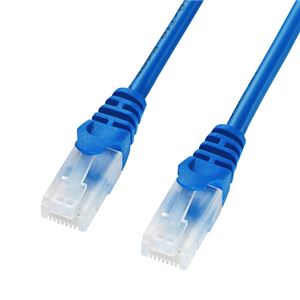 （まとめ）サンワサプライ ツメ折れ防止CAT5eLANケーブル LA-Y5TS-01BL【×10セット】