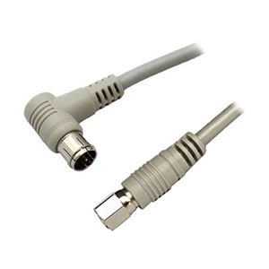 （まとめ）3Aカンパニー デジタル放送対応4Cアンテナケーブル 3m F型⇔L型 ニッケルプラグ S4CFB30FL【×10セット】