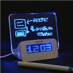 （まとめ）サンコー アイデアボード目覚まし時計 ALMCLK92【×2セット】