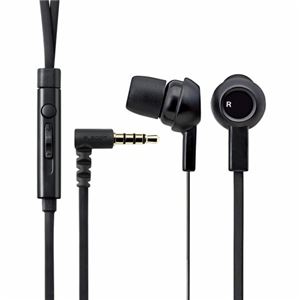 （まとめ）エレコム スマートフォン用ステレオヘッドホンマイク EHP-CS3520MBK【×3セット】