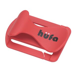 （まとめ）hufa キャップクリップ レッド HF-HHB012【×3セット】