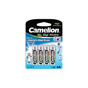（まとめ）Camelion 単3形アルカリ電池 4本パック LR6-BP4DG【×20セット】