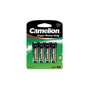 （まとめ）Camelion 単3形マンガン電池 4本パック R6P-BP4G【×50セット】