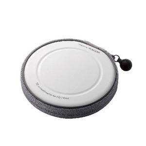 （まとめ）エレコム CD／DVDファスナーケース CCD-H12WH【×10セット】