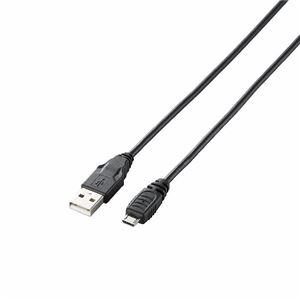（まとめ）エレコム MicroUSB（AMicroB）ケーブル GM-U2CAMB10BK【×5セット】