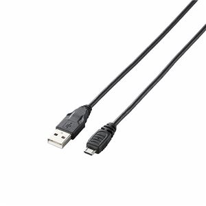 （まとめ）エレコム MicroUSB（AMicroB）ケーブル GM-U2CAMB20BK【×5セット】