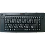 （まとめ）アオテック 2.4Ghzトラックパッドワイヤレスキーボード ブラック 24G-AOK89BK【×2セット】