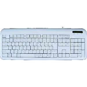 （まとめ）アオテック フルサイズ109キー日本語キーボード ホワイト AOK-109UPW【×3セット】