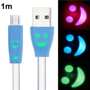 （まとめ）ネクストゼロワン イルミネーションフラットケーブル microUSB 1m CABL12811【×5セット】