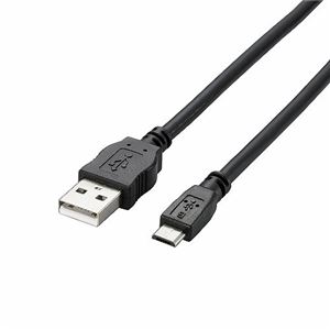 （まとめ）エレコム 2A対応MicroUSB（AMicroB）ケーブル TB-AMB2A12BK【×5セット】