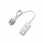 （まとめ）エレコム 電源タップ T-S02-2310WH【×5セット】