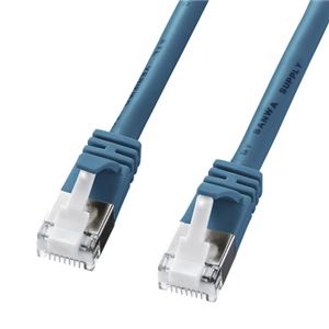 （まとめ）サンワサプライ ツメ折れ防止カテゴリ5eSTPLANケーブル KB-STPTS-10BL【×2セット】