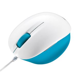 （まとめ）サンワサプライ 有線ブルーLEDマウス MA-BL6WBL【×2セット】