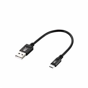 （まとめ）エレコム 2A対応microUSBケーブル（スリムタイプ） MPA-AMBCL2U02BK【×5セット】