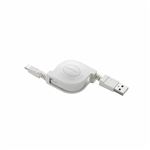 （まとめ）エレコム 2A対応充電専用microUSBケーブル（巻き取りタイプ） MPA-AMBCR2U07WH【×3セット】