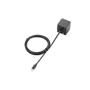 （まとめ）エレコム ケーブル一体型LightningAC充電器（1A） LPA-ACLAC100BK【×2セット】