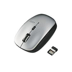 （まとめ）エレコム 5ボタン BlueLED 静音マウス M-BL21DBSSV【×2セット】