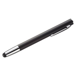 （まとめ）サンワサプライ スマートフォン＆タブレット用タッチペン（ブラック） PDA-PEN30BK【×2セット】