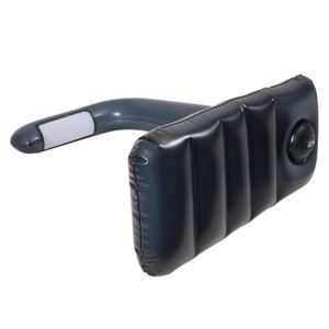 （まとめ）サンコー スマホ用エアバスピロー「お風呂でもちょっと持って手！」 グレー ARPLL84G【×2セット】