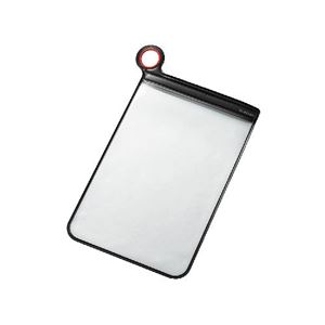（まとめ）エレコム スマートフォン用防滴ポーチ（8inch） TB-08DPBK【×3セット】