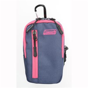 （まとめ）Coleman カメラポーチ タイプ1 ネイビー CO-8707【×3セット】