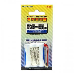 （まとめ）EATON イートン 子機用充電池 サンヨー 三菱 E-08【×5セット】