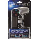 （まとめ）アンサー PS4用 「シリコンプロテクト」 ANS-PF003【×3セット】