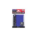 （まとめ）アンサー レギュラーサイズカード用トレカプロテクトHG （メタリックブルー） ANS-TC011【×10セット】