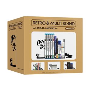 （まとめ）コロンバスサークル レトロ＆マルチスタンド RAKKASAN CC-RMSR-BK【×2セット】