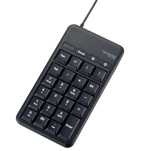 （まとめ）エレコム ホットキー付きUSBテンキーパッド TK-TCM015BK【×2セット】