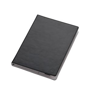 （まとめ）エレコム 7.0〜8.4インチ汎用タブレットケース（レザータイプ） TB-08LCHBK【×2セット】
