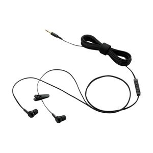 （まとめ）エレコム テレビ用耳栓タイプヘッドホン（両耳） EHP-TVIN0250BK【×3セット】