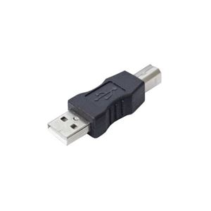 （まとめ）変換名人 変換プラグ USB A（オス）→USB B（オス） USBAA-BA【×20セット】