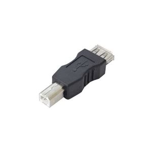 （まとめ）変換名人 変換プラグ USB A（メス）→USB B（オス） USBAB-BA【×20セット】