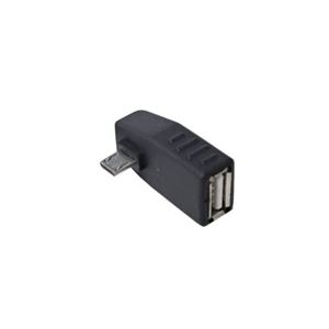 （まとめ）変換名人 変換プラグ microHOST 左L型 USBMCH-LL【×20セット】