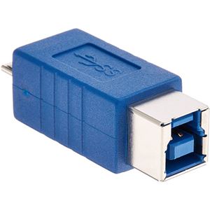 （まとめ）変換名人 変換プラグ USB3.0 B（メス）-micro（オス） USB3BB-MCA【×10セット】