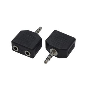 （まとめ）変換名人 AVプラグ 3.5（メス）2P to 3.5mm（オス）ステレオ AV／352J-35PS（2P）【×20セット】