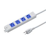 （まとめ）サンワサプライ 工事物件タップ TAP-K4N-3BL【×2セット】