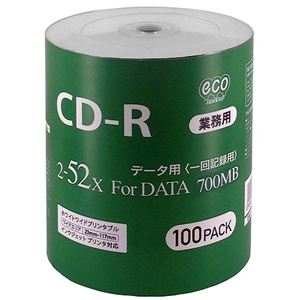 （まとめ）磁気研究所 業務用DVD-R 4.7GB 50枚エコパック データ用 16倍速対 ワイドプリンタブル対応詰め替え用エコパック CR80GP100_BULK【×2セット】