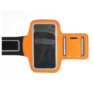 （まとめ）ブライトンネット iPhone／iPod／Smart Phone用アームバンド BM-ARMCASE／OR【×3セット】