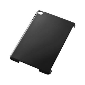 （まとめ）エレコム iPad mini 4／スマートカバー対応シェルカバー／クリアブラック TB-A15SPV2BK【×2セット】